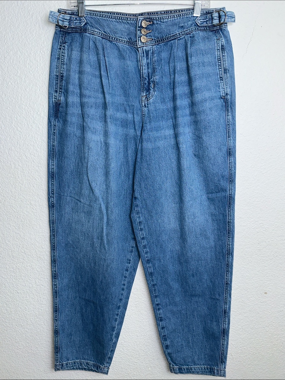 American Eagle Relaxed Mom Jean High Rise Loose Womens Size 14 Long